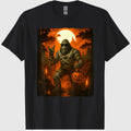 Funny Jack O Lantern Mummy Bigfoot Halloween Costumes Mens T-Shirt