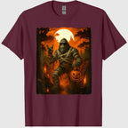 Funny Jack O Lantern Mummy Bigfoot Halloween Costumes Mens T-Shirt