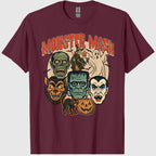 Retro Funny Monster Mash Ghost Witchy Vampire Halloween T-Shirt