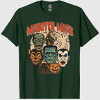 Retro Funny Monster Mash Ghost Witchy Vampire Halloween T-Shirt