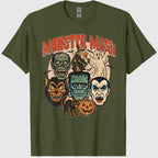 Retro Funny Monster Mash Ghost Witchy Vampire Halloween T-Shirt