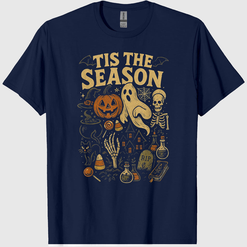 Retro Halloween Tis' The Season T-Shirt